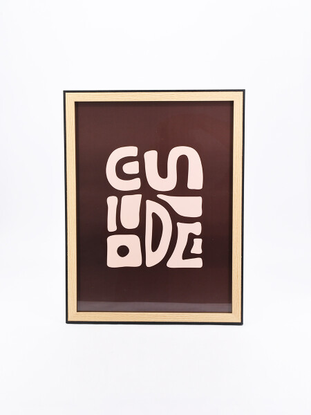 CUADRO ABSTRACT RUSTIC ESTAMPADO 1