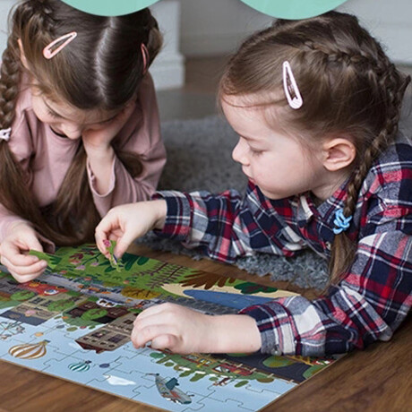 Puzzle alcancía de 63 piezas temática océano Sc