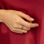 Anillo Karvik de plata 925 bañado en oro 18 K 0