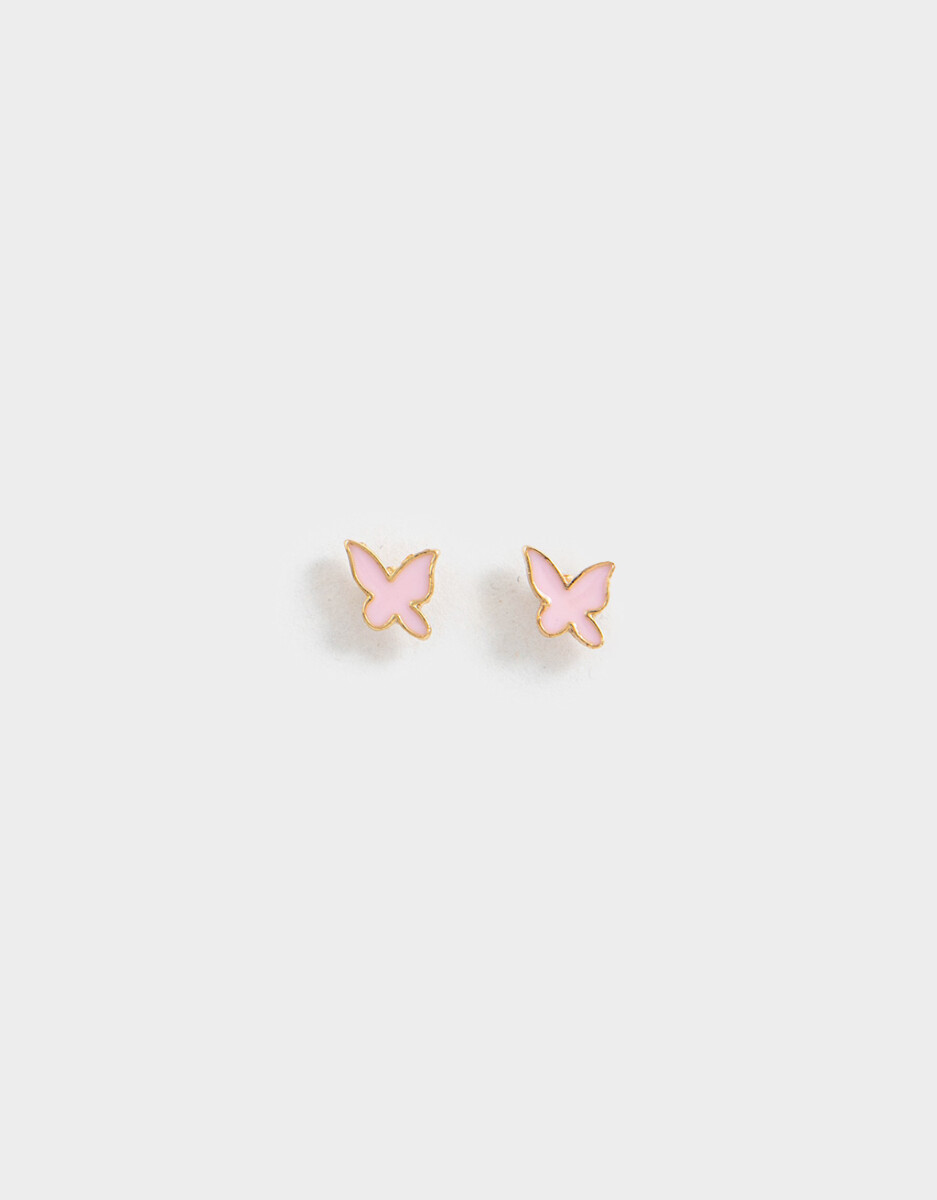 Aros Pasantes De Mariposa 