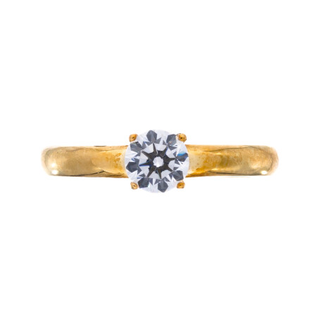 Anillo de oro 9 ktes con circonias. CINTILLO. Anillo de oro 9 ktes con circonias. CINTILLO.