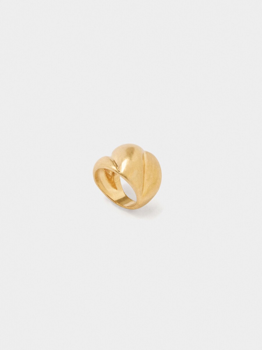 Anillo Maxi Voluminoso dorado