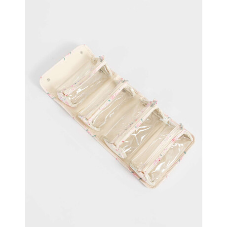 Portacosméticos Valija Flores Estampado Flores