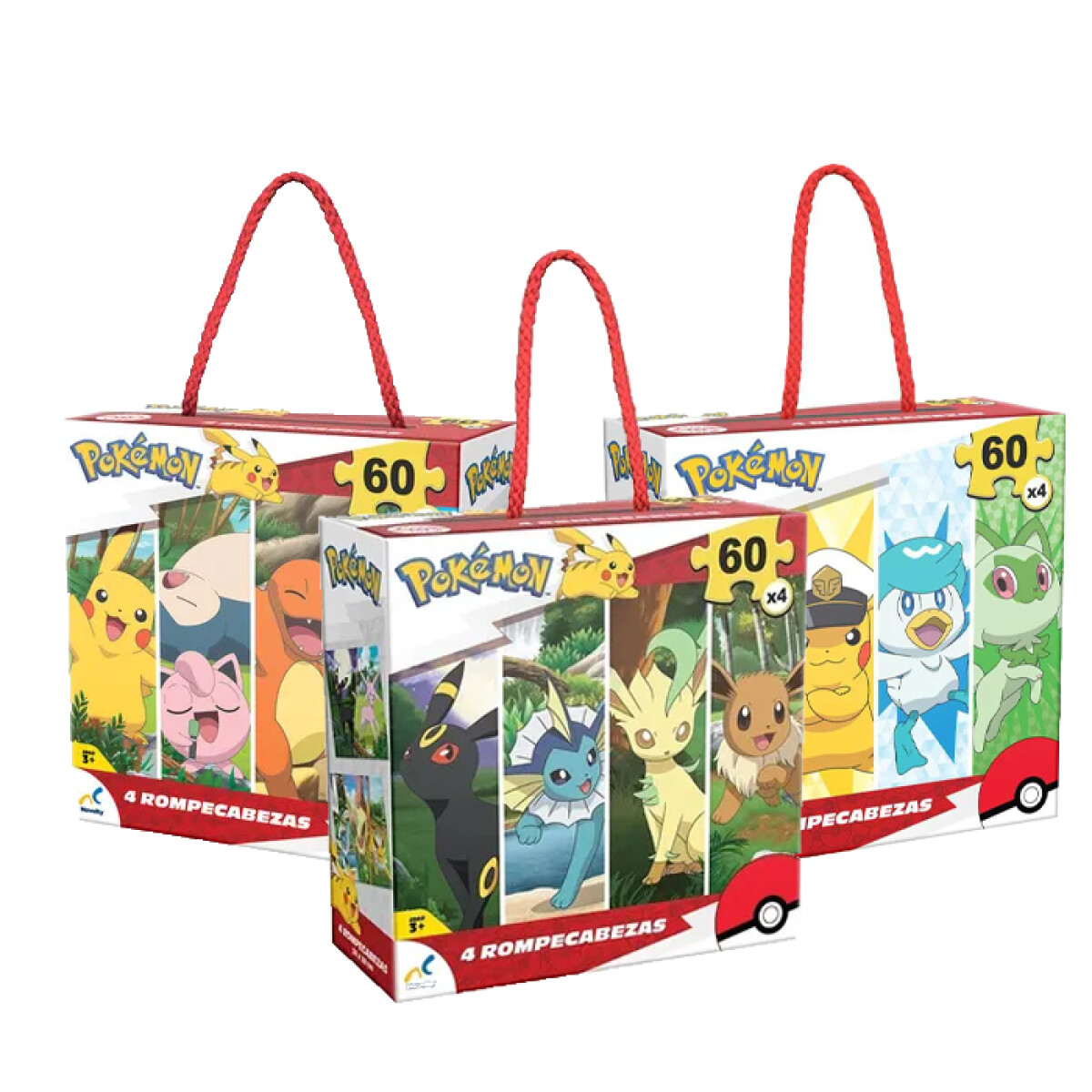 Puzzle Pokemon 4 en 1 