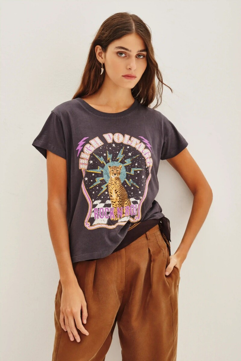 Remera Panther Rock Azul