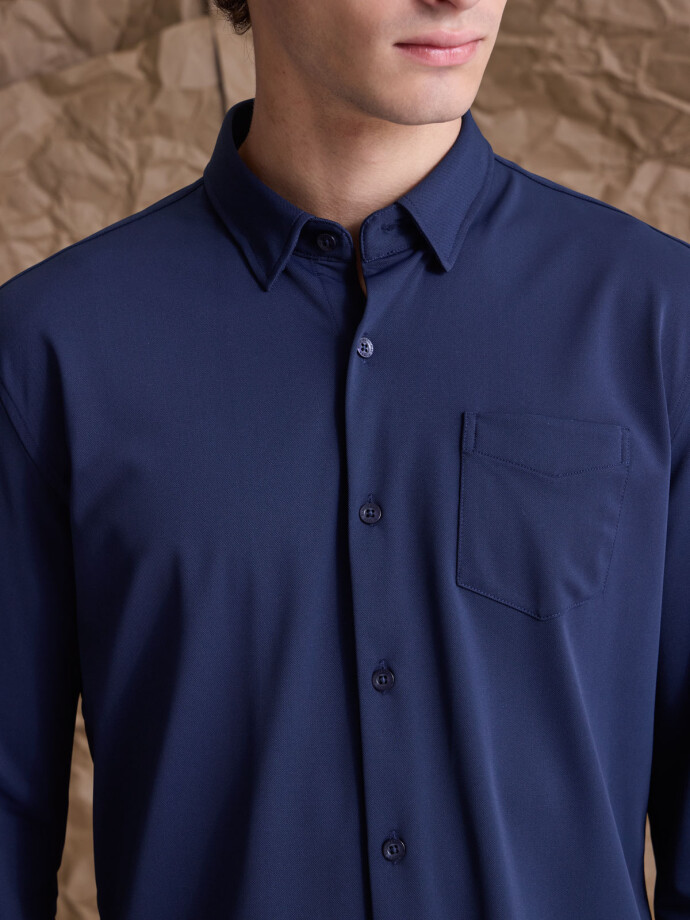SHIRT ZINNIA MARINO