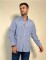 Camisa a cuadros Apolo Celeste