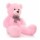 Oso de Peluche Gigante 120cm Muñeco Almohada Suave Afelpada Rosa