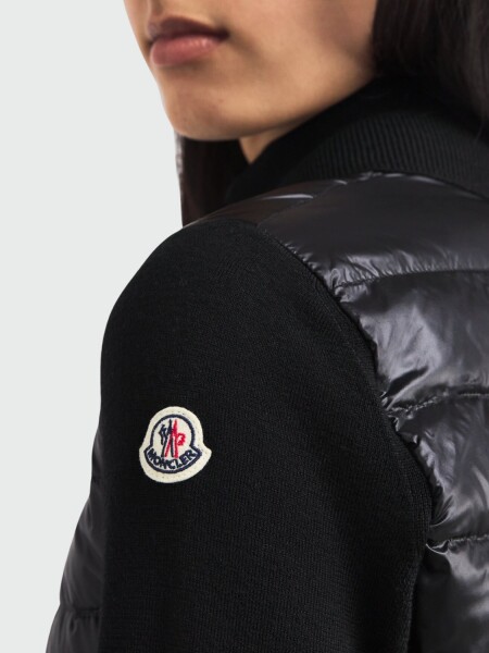 MONCLER - Cárdigan de Punto Negro