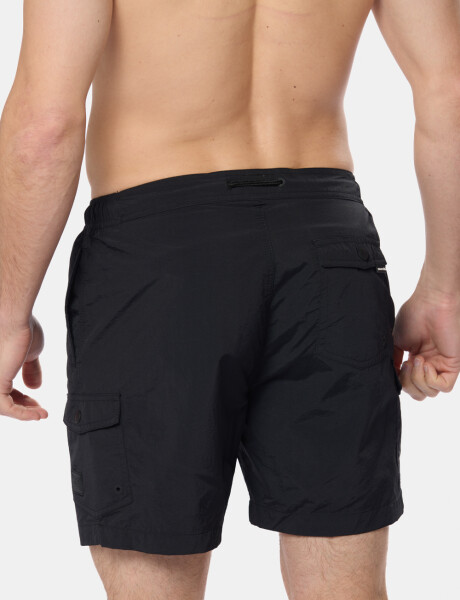 SHORT DE BAÑO CARGO Negro