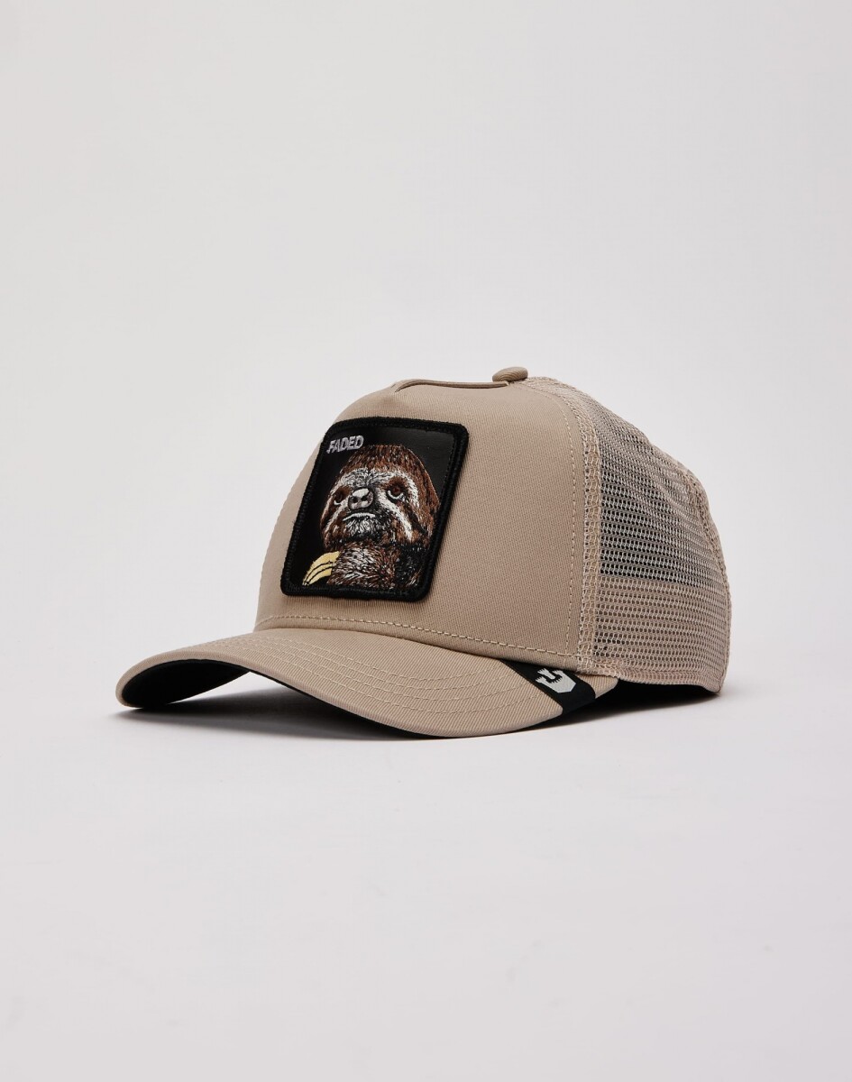 Gorra Goorin Bros Trucker Baseball - The Faded Sloth - Beige 