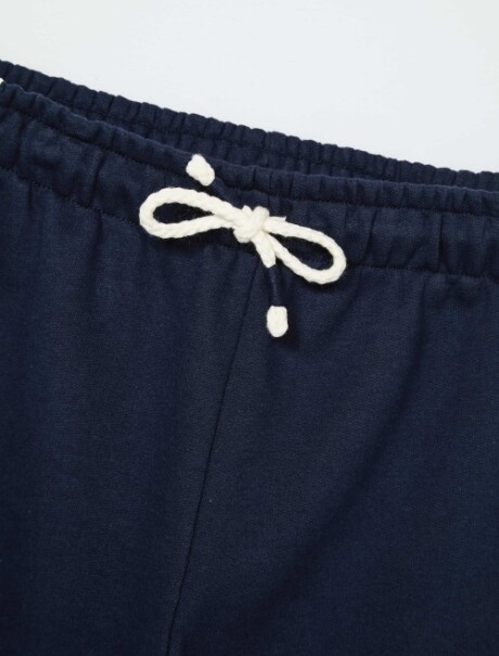 PANTALÓN INFANTIL CON CINTURA ELASTIZADA AZUL