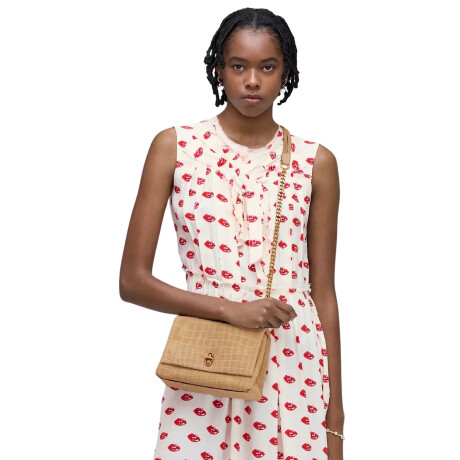 MARC JACOBS - THE SLIM DUAL CHAIN SHOULDER Gris