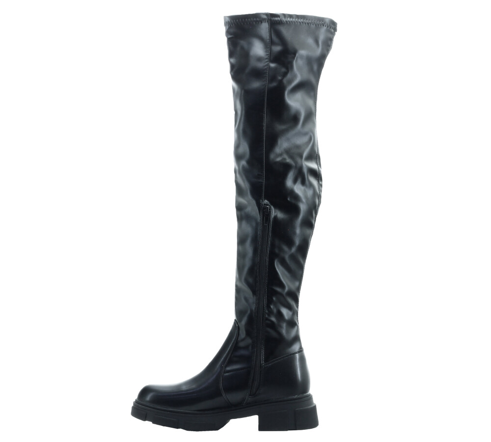 Bota bucanera DALIA con caña alta Miss Carol Black