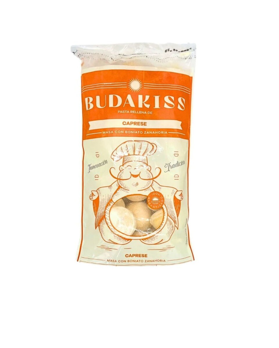 BUDA KISS PASTA RELLENA CAPRESSE CON MASA DE BONIATO Y ZANAHORIA 750GRS 