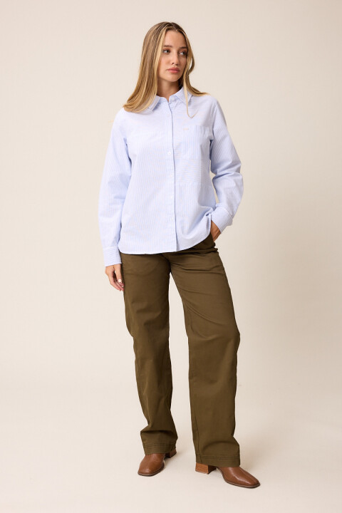 CAMISA UNNI POLANCO Celeste