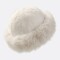 Gorro de Piel Sintética Estilo Cosaco Infantil Blanco