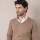 Sweater V Merino Tostado