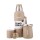 Kit Termo 750mL. Slim Con Base De Silicona + Mate De Acero Tradicional Arena