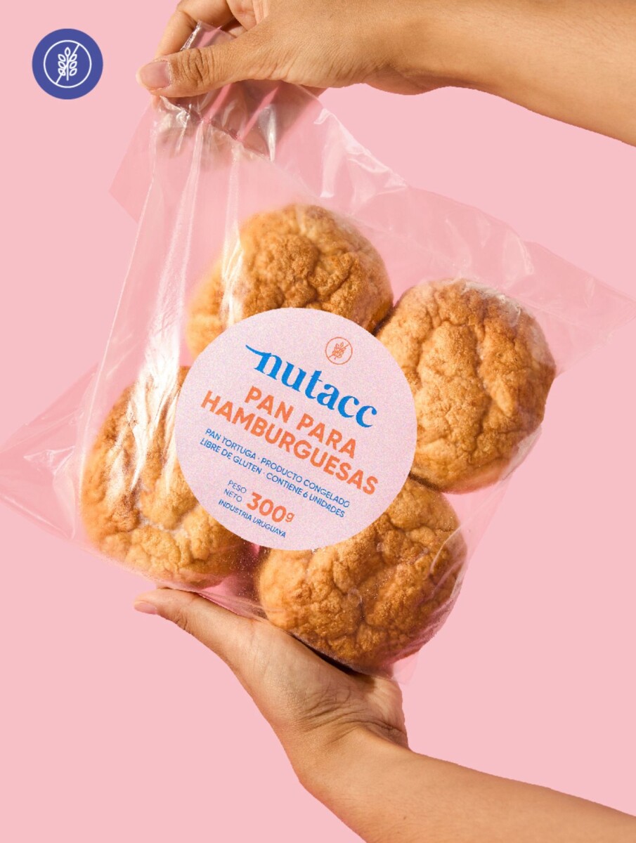 TORTUGAS PAN HAMBURGUESA SIN GLUTEN X 4 