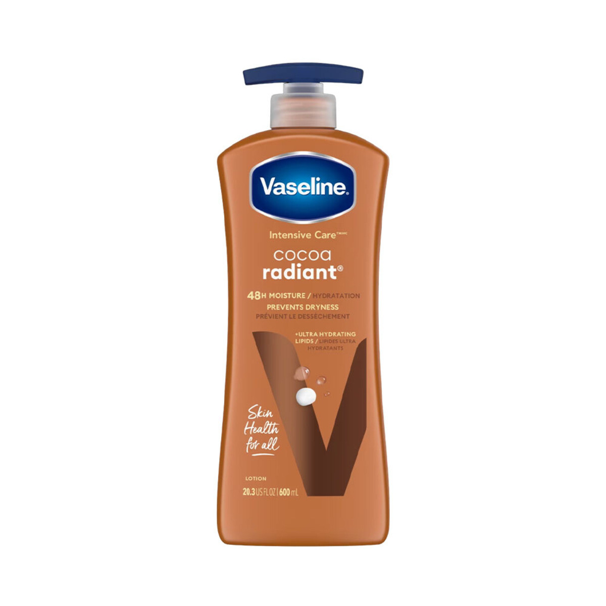 VASELINE CREMA COCOA RADIANT 600ML 