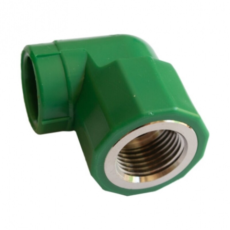GINYPLAS CODO FUSIÓN INSERTO HEMBRA 20 MM x 1/2 P Ginyplas Codo Fusión Inserto Hembra 20 Mm X 1/2 P