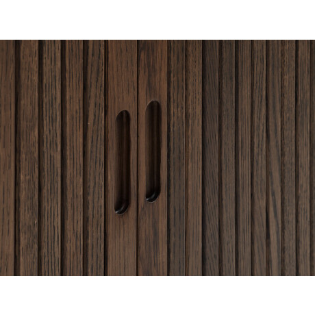 Aparador Lyngvig 160Cm 2 Puertas Persiana Roble Oscuro