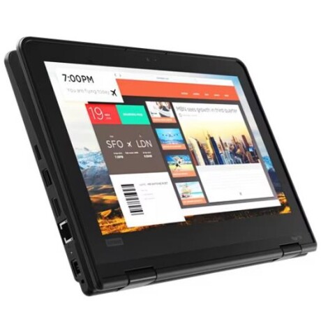Notebook Convertible Lenovo Quadcore 2.6GHZ, 4GB, 128GB Ssd, 11.6" Touch, Español 001