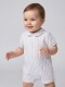 Pijama De Rayas Gris