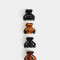 Broches Sets Set por 4 Set De Broches - Combinacion Bicolor