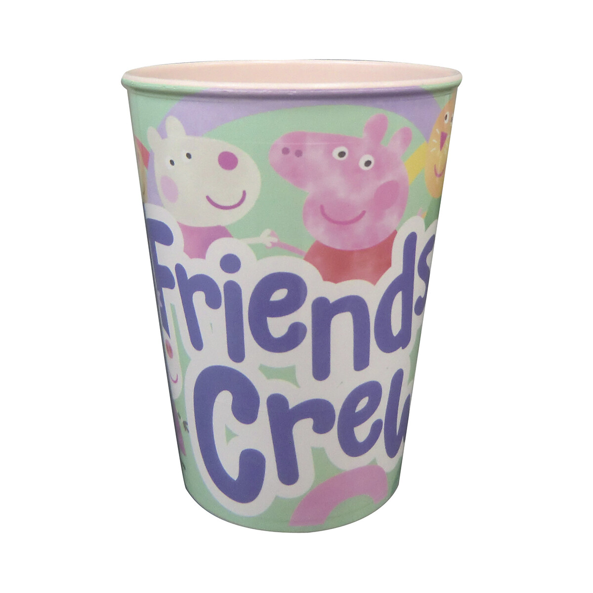 Vaso Plástico 320 ml Peppa Pig Diseños Surtidos - AGUAMARINA CLARO 