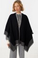 Ruana Line Negro