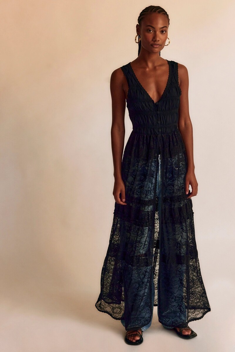 SWEET SALOON SLEEVELESS MAXI 