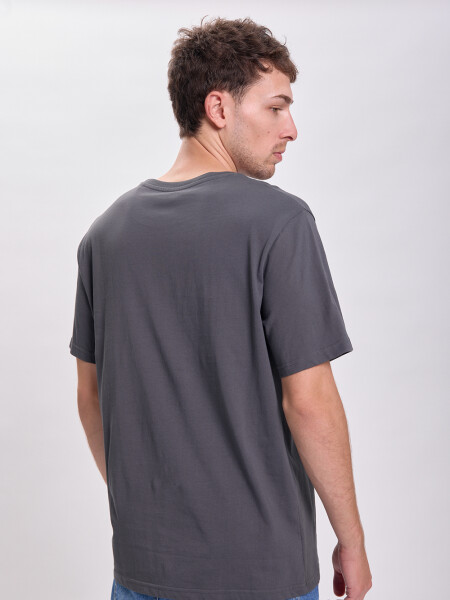 Remera estampa Space Gris Oscuro