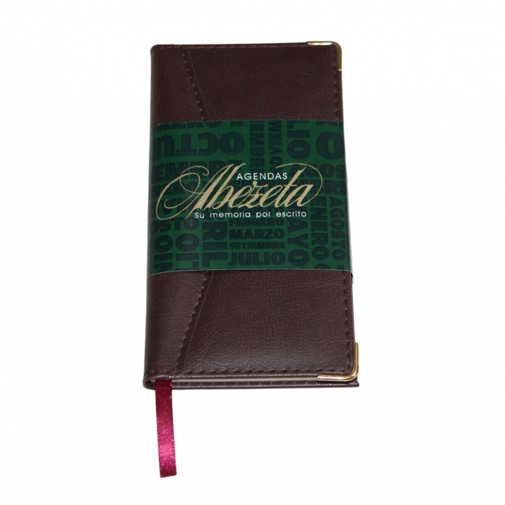 AGENDA ABEZETA POCKET 323 CCM COLOR MARRON OSCURO