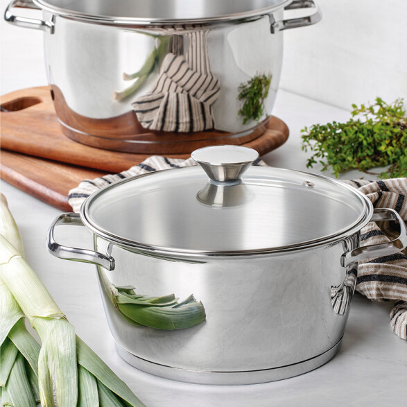 Cacerola honda c/asas y t. vid. 3,1 lts."allegra" TF1826