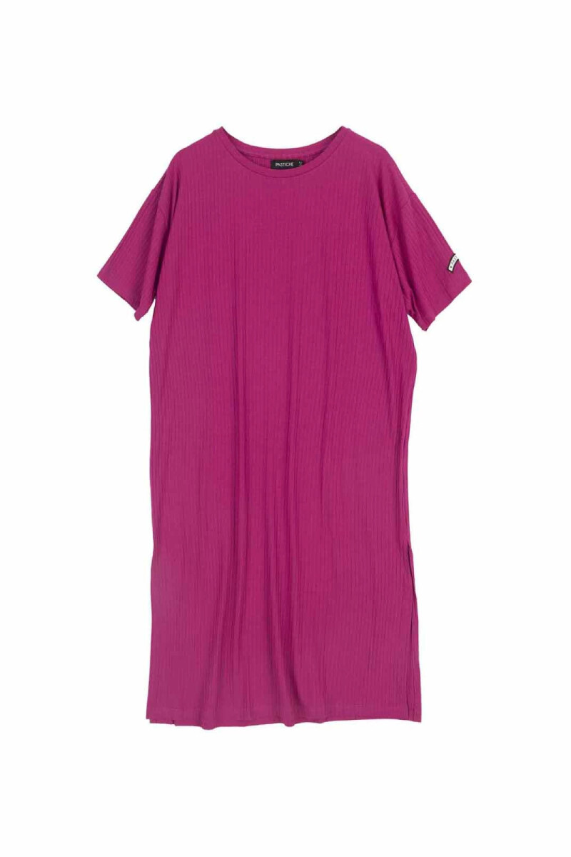 VESTIDO PAD RIBB Violeta