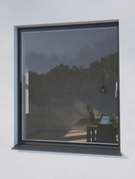 Mosquitera NYORD 150x130 ventana negro Mosquitera NYORD 150x130 ventana negro