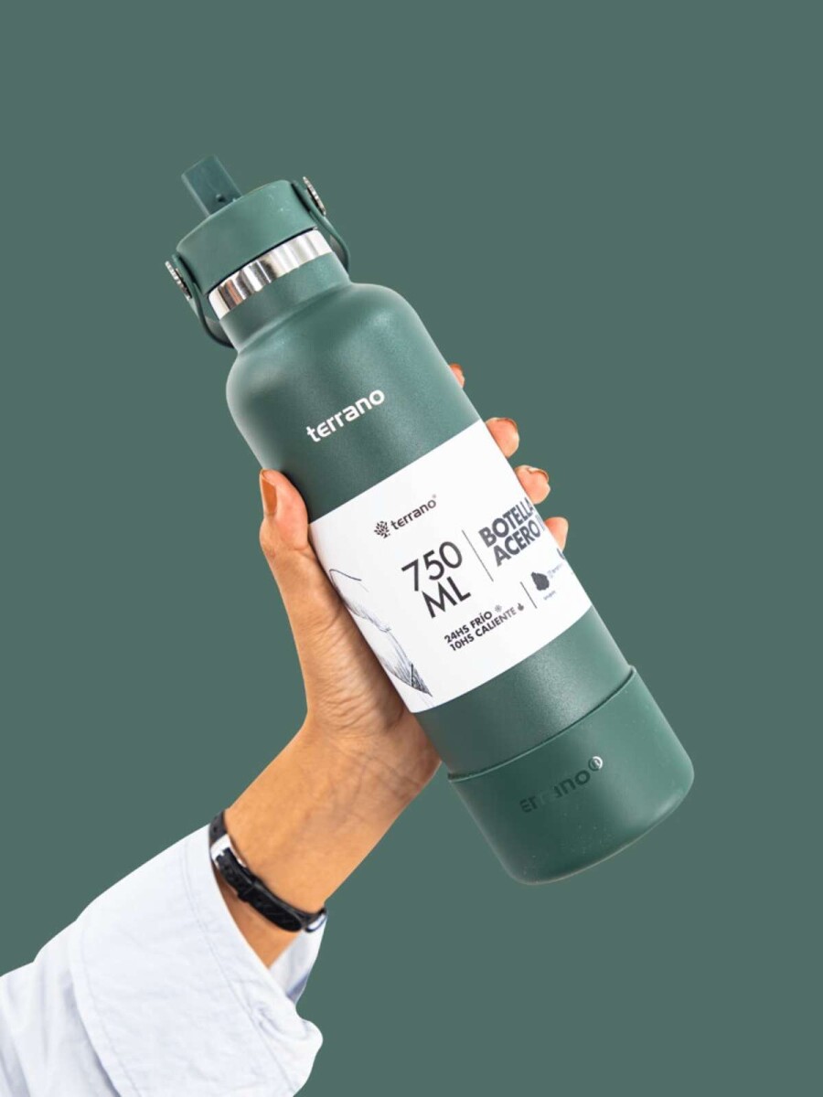 Botella Térmica Con Pico 750Ml. - Verde 