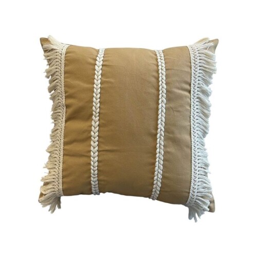 Almohadón trenzas - 45x45cm - Beige Almohadón trenzas - 45x45cm - Beige