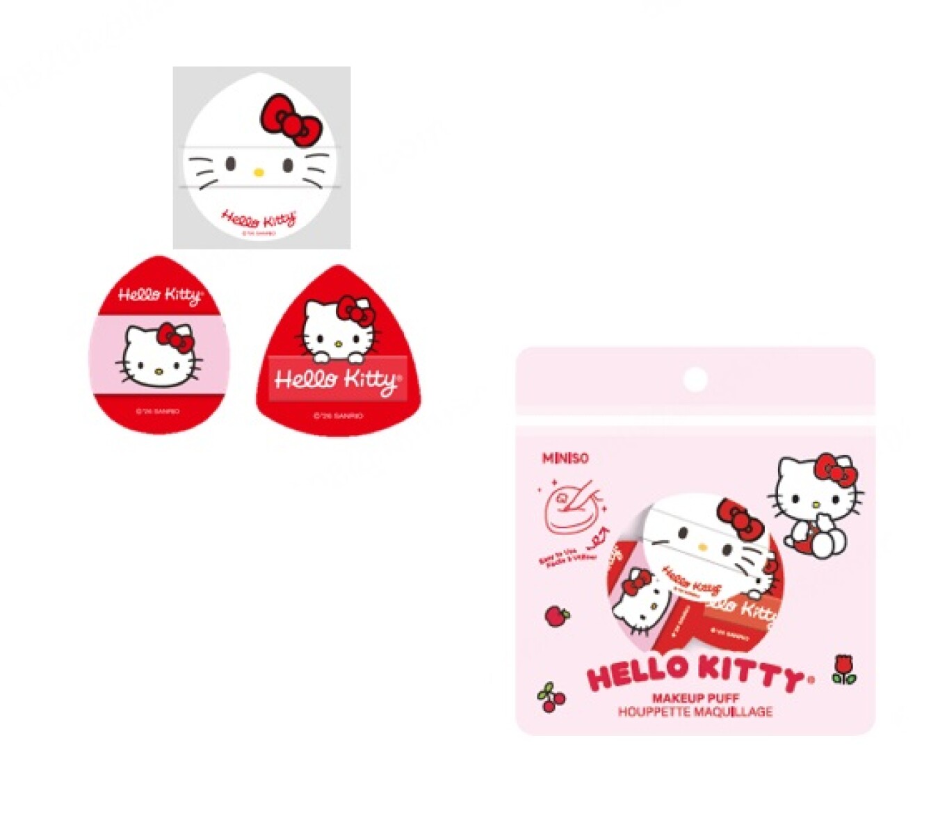 Set esponjas mini Hello Kitty 