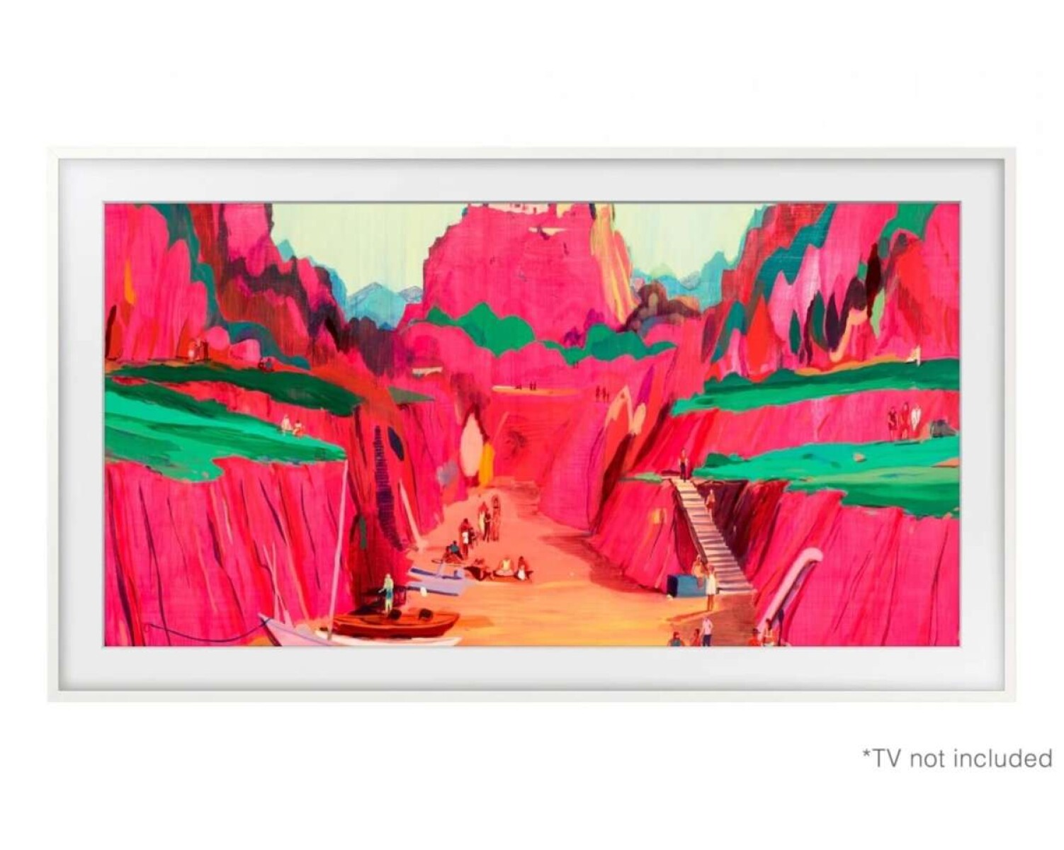 Smart Tv Samsung Marco Frame 75" - White 
