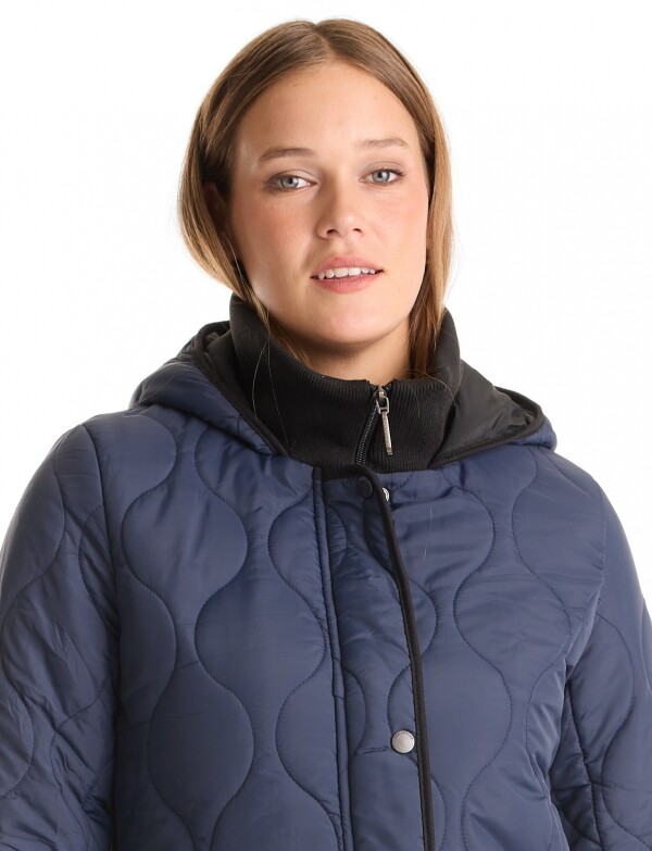 Campera Capitoneada AZUL