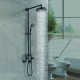Griferia Ducha Exterior Industrial Negro Mate Aqualia 000