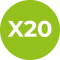 MIX LLAVEROS X20