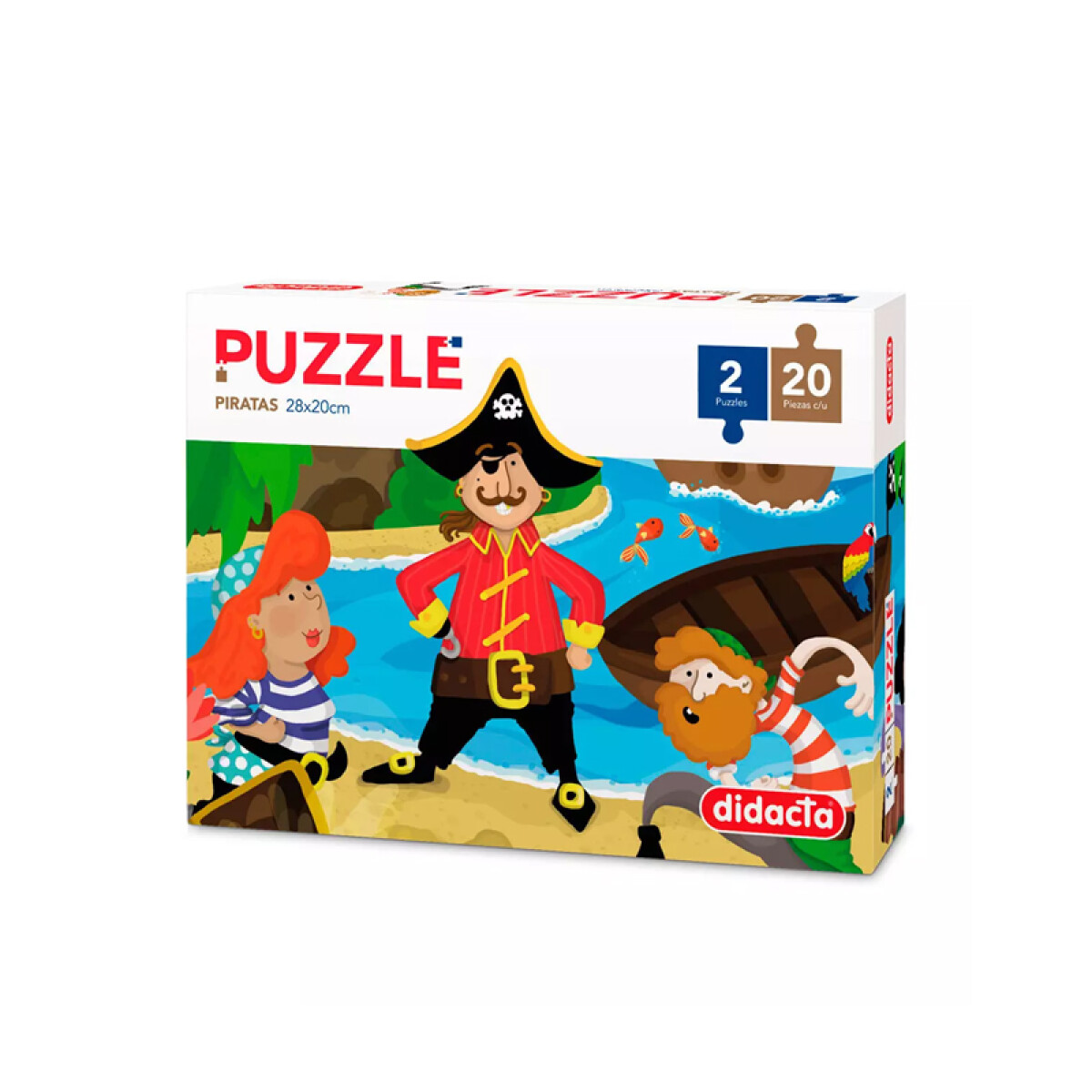 Set 2 Puzzles Didacta - Piratas 