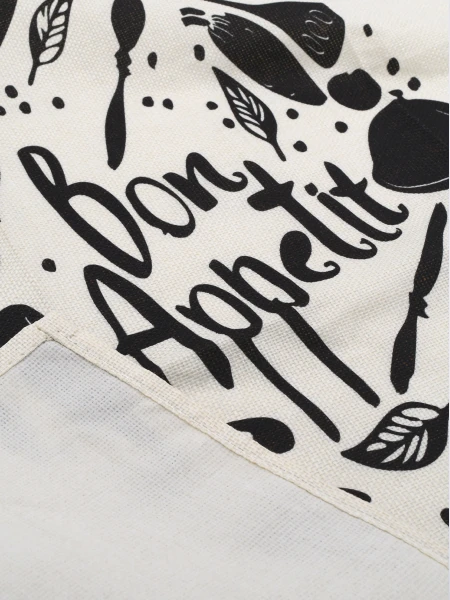 DELANTAL PRINT BON APPETIT NATURAL