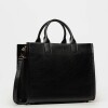 Cartera de mano Capri en cuero vegetal liso Negro