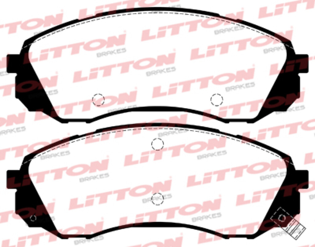 PASTILLAS DE FRENO HYUNDAI H1-KIA CARNIVAL 07- =CY.263K LITTON