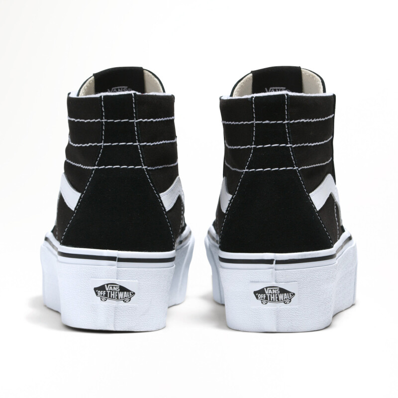 Championes Botas VANS UA SK8-Hi Tapered Stackfo(plataforma ) de Mujer - VN0A5JMKBMX Negro